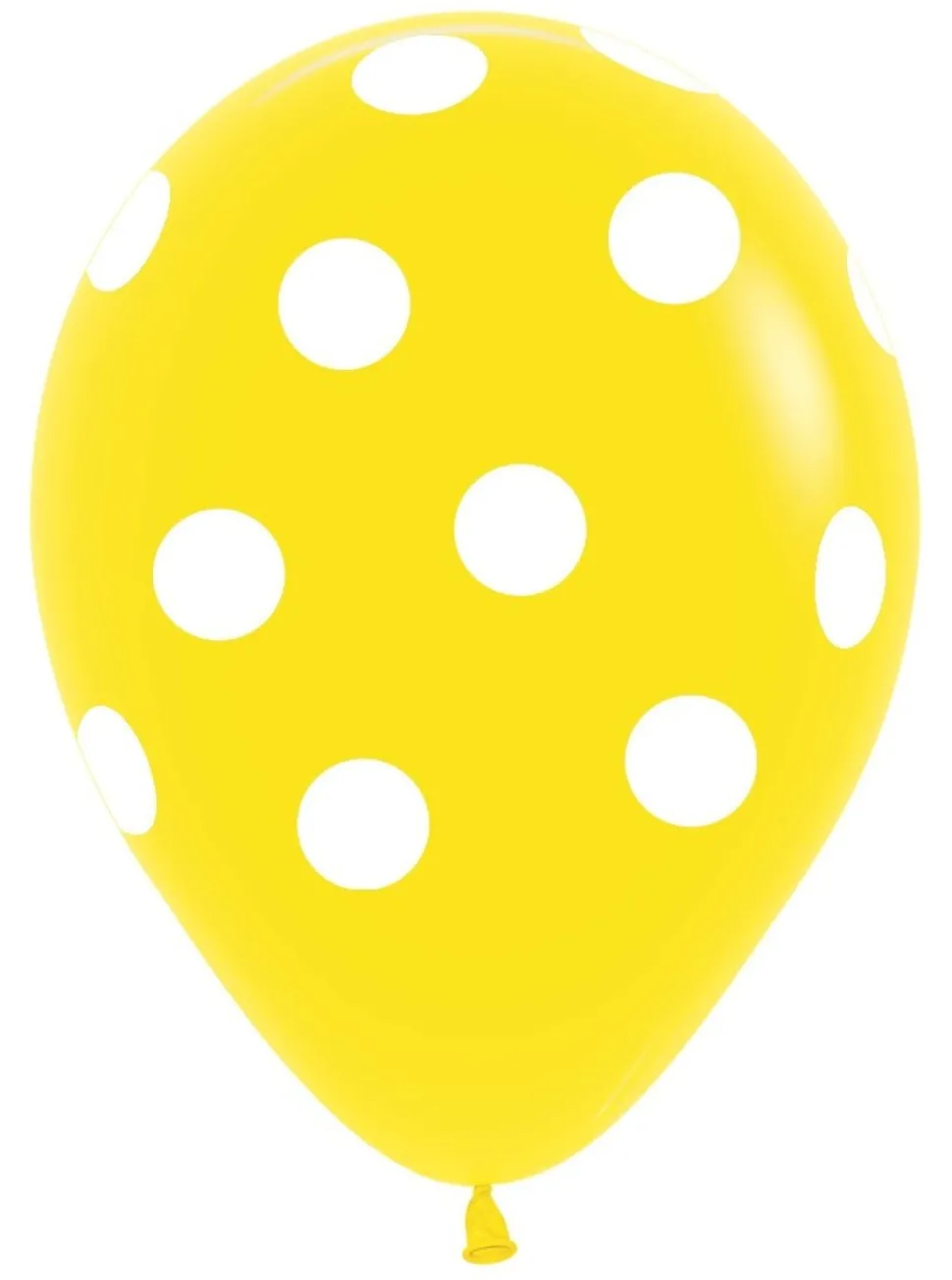Ballonnen White Polka Dots Mix 30cm 25st