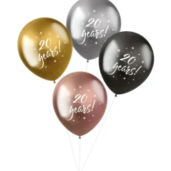 Ballonnen 20 Years 33cm 4st