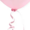 Ballon Snelsluiters Roze met Lint 100st