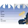 Batman Uitnodigingen 14cm 8st