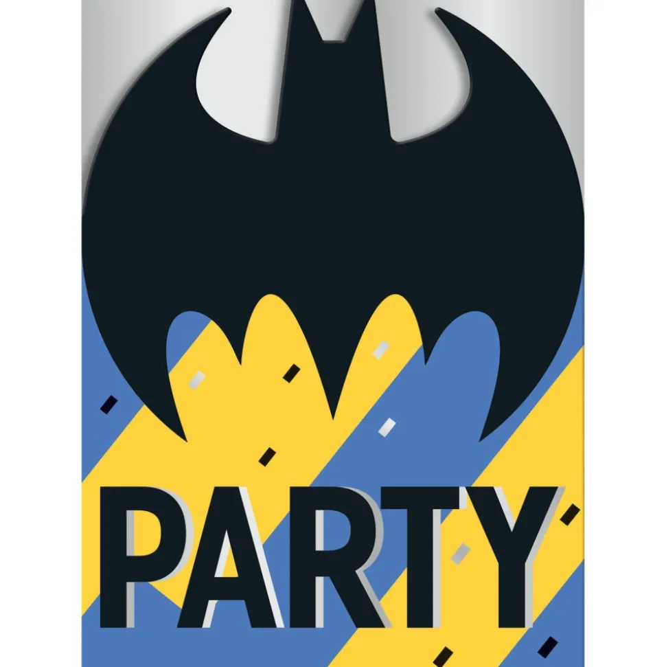 Batman Uitnodigingen 14cm 8st