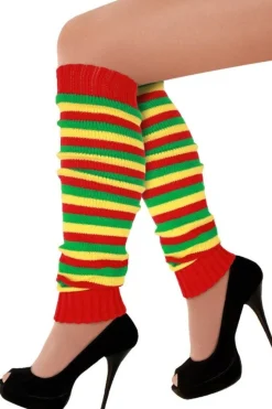 Beenwarmers Rood/Geel/Groen Smalle