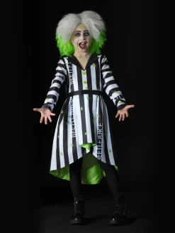 Beetlejuice Kostuumjurk met Dipped Hem Rok
