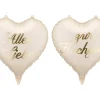 Beige Helium Ballon Alles Liebe Zur Hochzeit Leeg 35cm