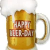 Bier Helium Ballon Leeg 68cm
