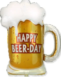 Bier Helium Ballon Leeg 68cm