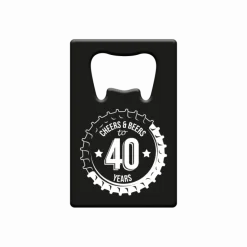 Bieropener 40 Jaar Cheers & Beers
