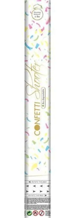 Bio Confetti Kanon Gekleurd 40cm
