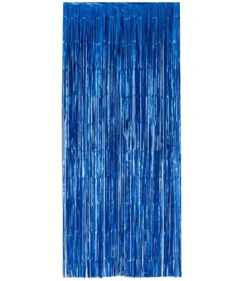 Blauw Deurgordijn Folie 2,4m