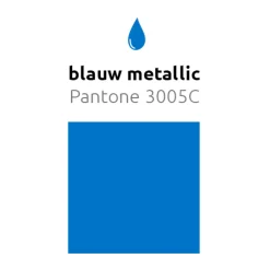 Blauwe Ballonnen Metallic 25cm 10st