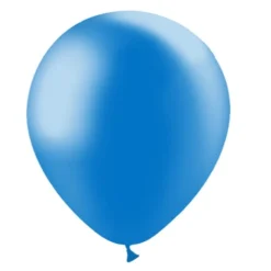 Blauwe Ballonnen Metallic 30cm 50st