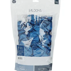 Blauwe Ballonnen Metallic Royal Blue 33cm 100st