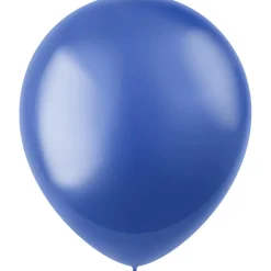 Blauwe Ballonnen Metallic Royal Blue 33cm 10st