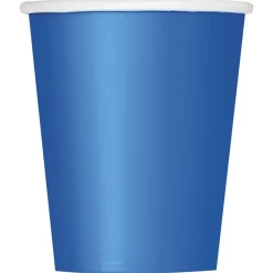 Blauwe Bekers Papier 266ml 14st