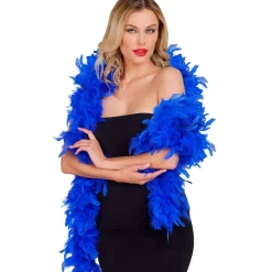 Blauwe Boa Veren 1,8m