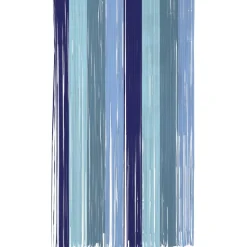 Blauwe Deurgordijn Gestreept 2m