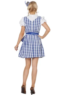 Blauwe Dirndl Jurk Oktoberfest Dames