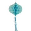 Blauwe Honeycombs 30cm 3st
