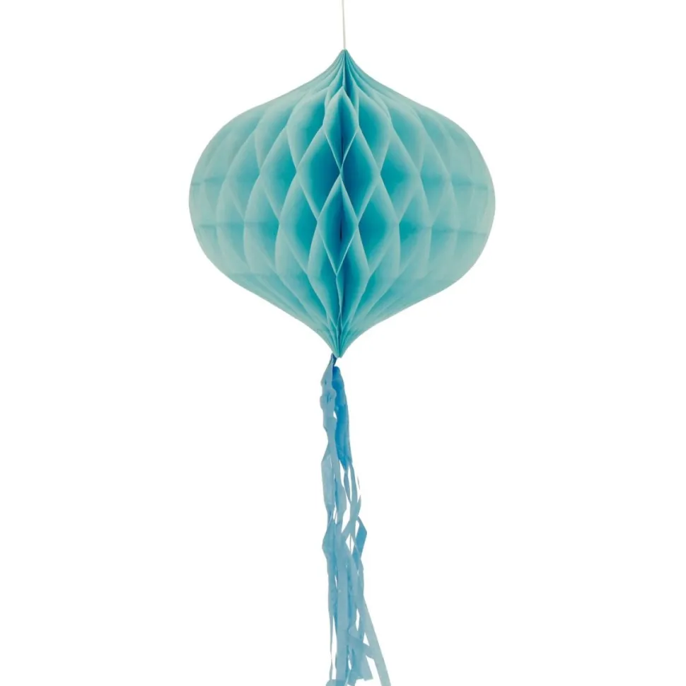 Blauwe Honeycombs 30cm 3st