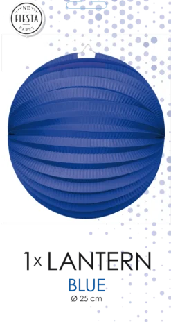 Blauwe Lampion 25cm