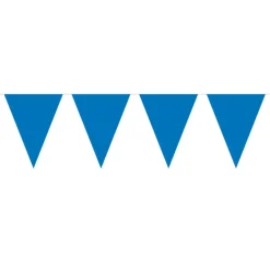Blauwe Mini Vlaggenlijn - 3 meter