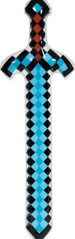Blauwe Nep Zwaard Pixel