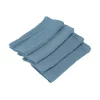 Blauwe Servetten Katoen 40cm 4st