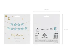 Blauwe Slinger Baby Shower Sterren 3m