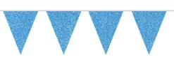 Blauwe Slingers Glitter 6m