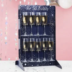 Blauwe Tafeldecoratie Prosecco Standaard 60cm