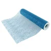 Blauwe Tafelloper Glitter 5m