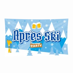 Blauwe Vlag Apres Ski Xxl 1,5m