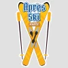 Blauw Gele Deurbord Apres Ski 90cm