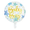 Blauw Gouden Helium Ballon Baby Boy 46cm