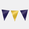 Blauw Gouden Slinger Folie 10m