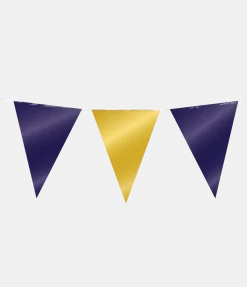 Blauw Gouden Slinger Folie 10m