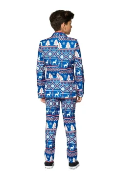 Blauw Pak Kerstmis Kind