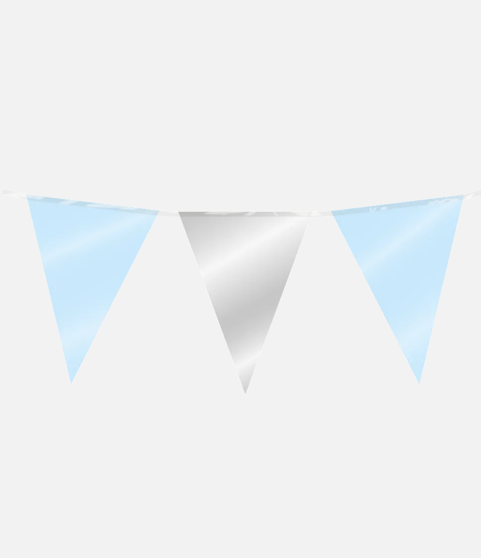 Blauw Zilveren Slinger 10m