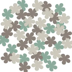 Bloemen Confetti Gekleurd