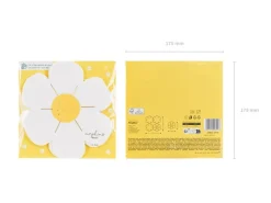 Bloemen Servetten 16,5cm 12st