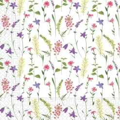 Bloemen Servetten Gekleurd 33cm 20st