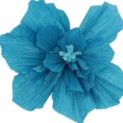 Bloemen Tafeldecoratie Blauw 30cm 3st