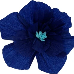 Bloemen Tafeldecoratie Blauw 30cm 3st