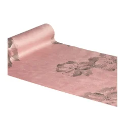 Bloemen Tafelloper Roze 3m