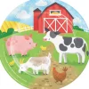 Boerderij Borden Papier 23cm 8st
