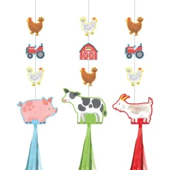 Boerderij Hangdecoratie 67cm 3st