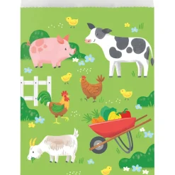 Boerderij Uitdeelzakjes 22cm 8st