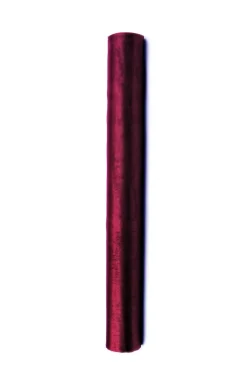 Bordeaux Rode Organza Stof 36cm 9m