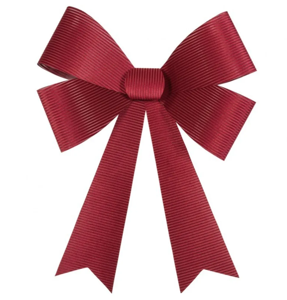 Bordeaux Rode Strik Velvet 86cm