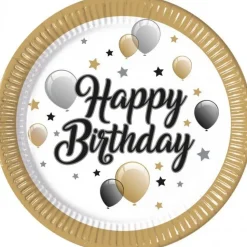 Borden Happy Birthday 23cm 8st